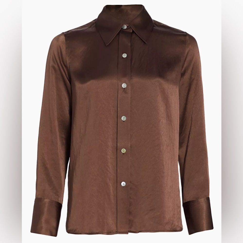 Rails Andrea Satin Shirt NWT Size L